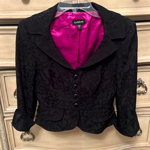 Bebe black 2 piece skirt & suit jacket size 4 🖤 - Picture 10 of 17
